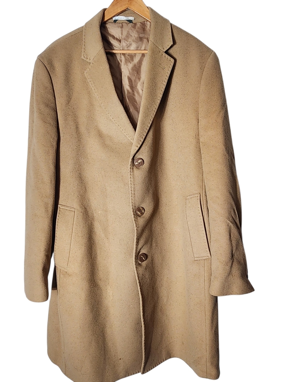Ralph Lauren Camel Wool Blend Coat
